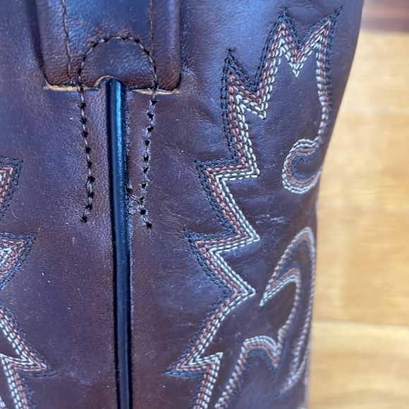 J.  Chisolm Size 8 Men’s Premium  Brown Cowboy Boots. - Picture 2 of 11